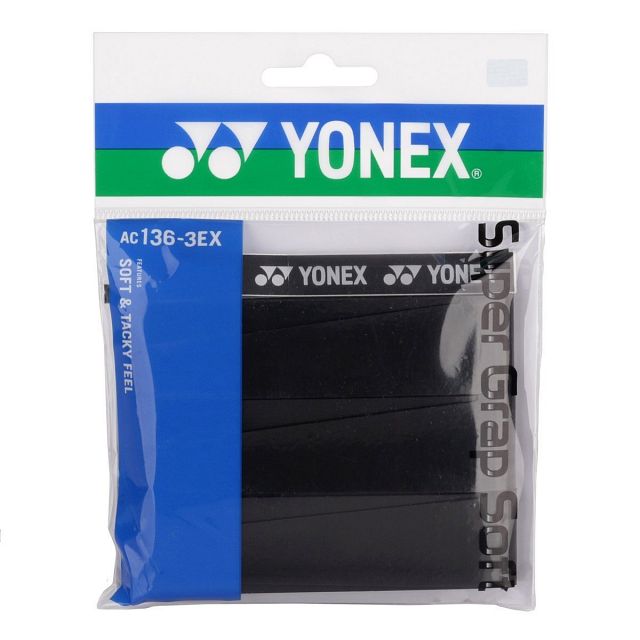 Yonex AC 136 Super Grap Soft 3Pack Black